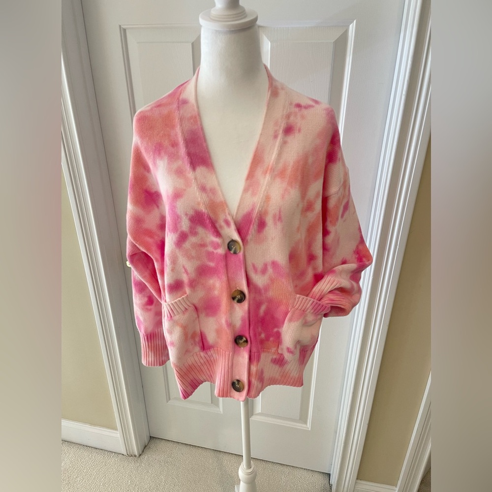 JUICY COUTURE TIE DYE CARDIGAN